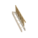 Treppengeländer mit Zaun