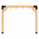 Doppelschaukel – Douglasie – 15×15 cm