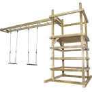 Affenschaukel mit Kletterturm