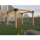 Douglasien-Pergola 300 x 300 cm – Balken 15x15 cm
