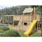 Speeltoestel Balkon 420 - groot speelhuis - achterwand