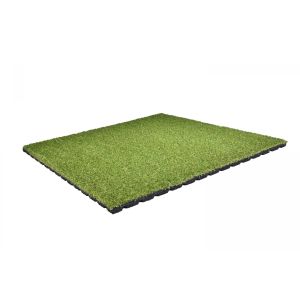 Kunstrasenplatte - Gummi - 100x100x2,5 cm
