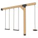 Anbauschaukel Doppel mit Extra Haken - ROBUST