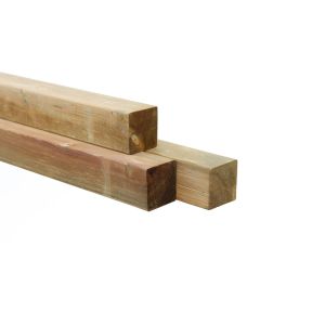 Kiefernholz imprägniert - 90x90 mm