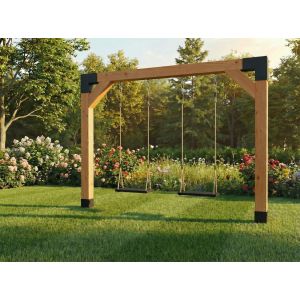 Doppelschaukel – Douglasie – 15×15 cm