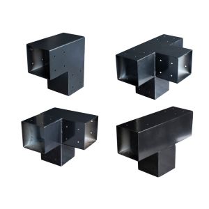 Eckverbinder Schwarz 120x120mm