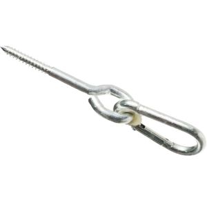 Schaukelhaken mit Gewinde - Karabiner