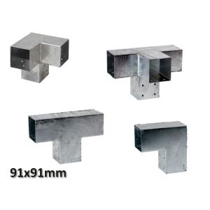 Pergola Eckverbinder 91x91mm