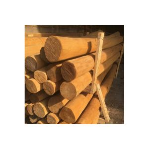 Robinie – ø140–160 x 3000 mm – geschält – geschliffen