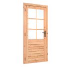 Deur met glas